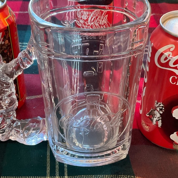 Coca Cola glass Christmas Mug - Picture 2 of 2